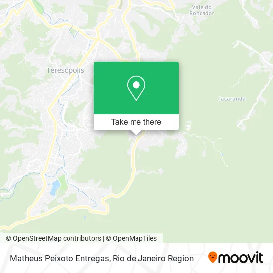 Matheus Peixoto Entregas map