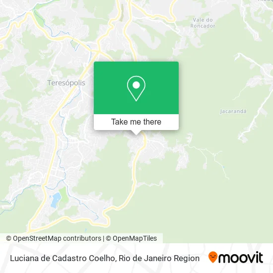 Luciana de Cadastro Coelho map