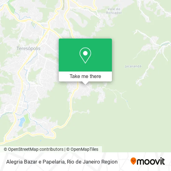 Alegria Bazar e Papelaria map