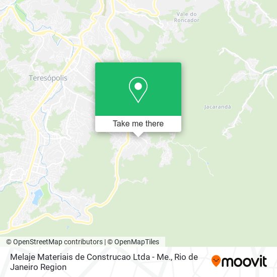 Melaje Materiais de Construcao Ltda - Me. map