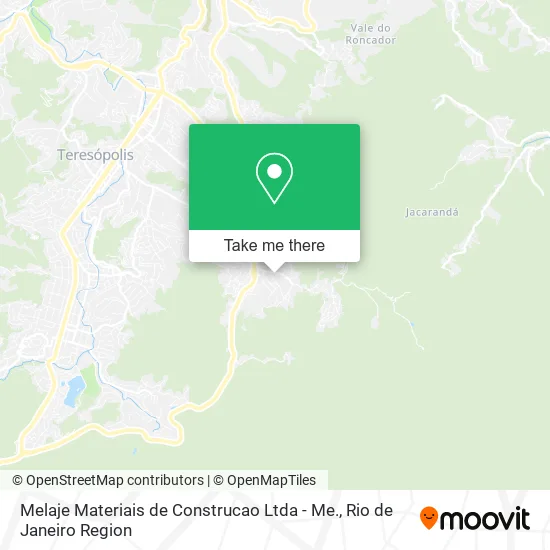 Melaje Materiais de Construcao Ltda - Me. map