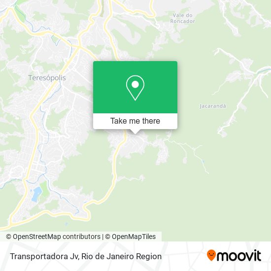 Transportadora Jv map