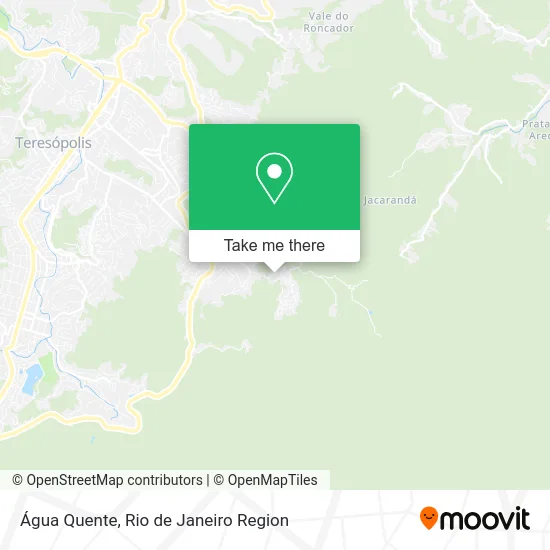 Água Quente map