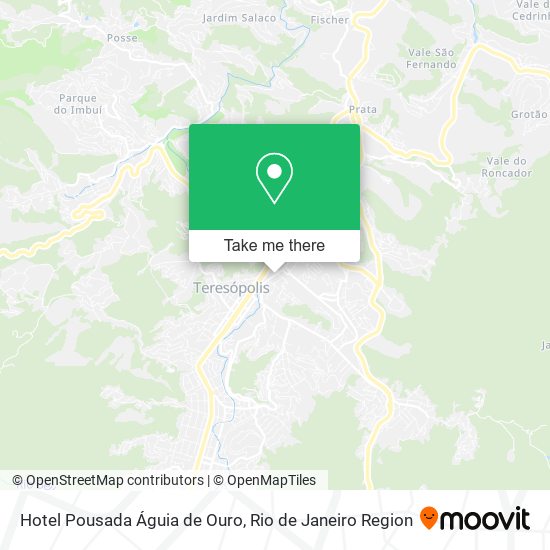 Hotel Pousada Águia de Ouro map