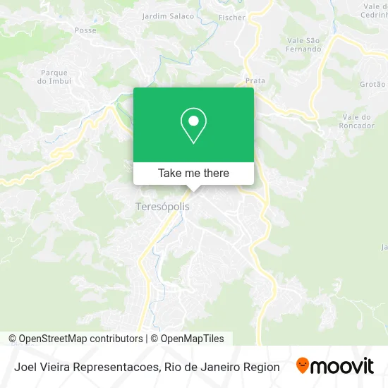 Joel Vieira Representacoes map