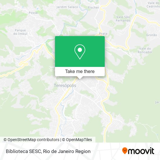 Biblioteca SESC map