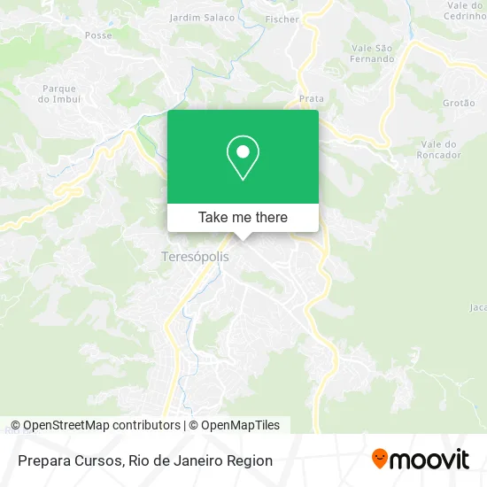 Prepara Cursos map