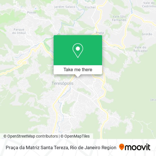 Praça da Matriz Santa Tereza map