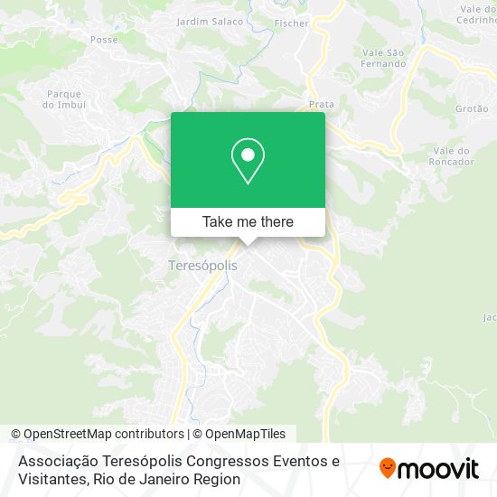 Associação Teresópolis Congressos Eventos e Visitantes map