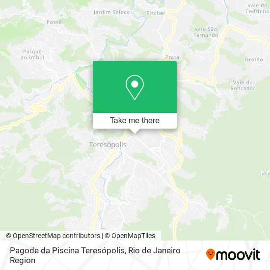 Pagode da Piscina Teresópolis map