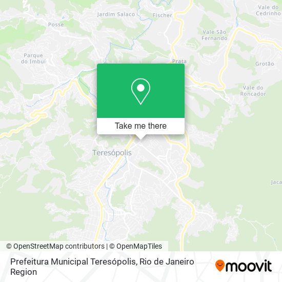 Prefeitura Municipal Teresópolis map