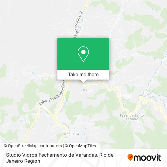 Studio Vidros Fechamento de Varandas map