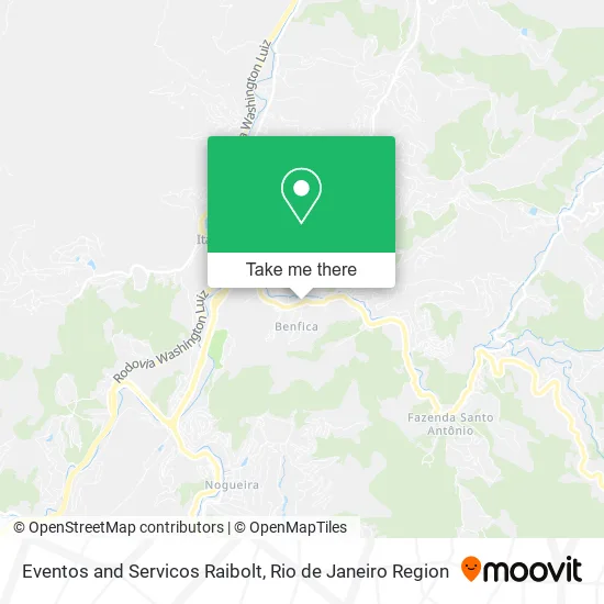 Eventos and Servicos Raibolt map