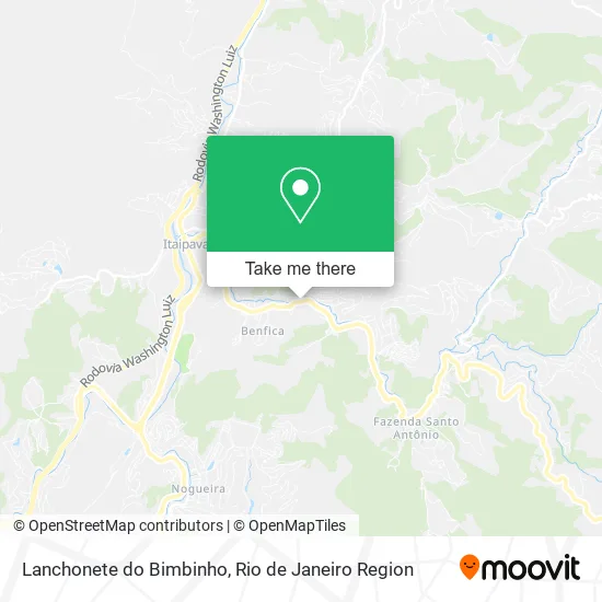 Lanchonete do Bimbinho map