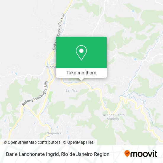 Bar e Lanchonete Ingrid map