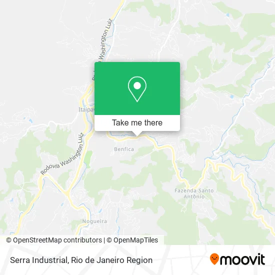 Serra Industrial map