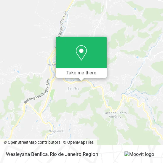 Wesleyana Benfica map