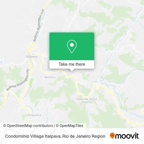 Condomínio Village Itaipava map