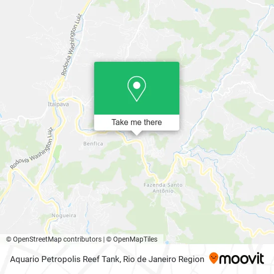Aquario Petropolis Reef Tank map
