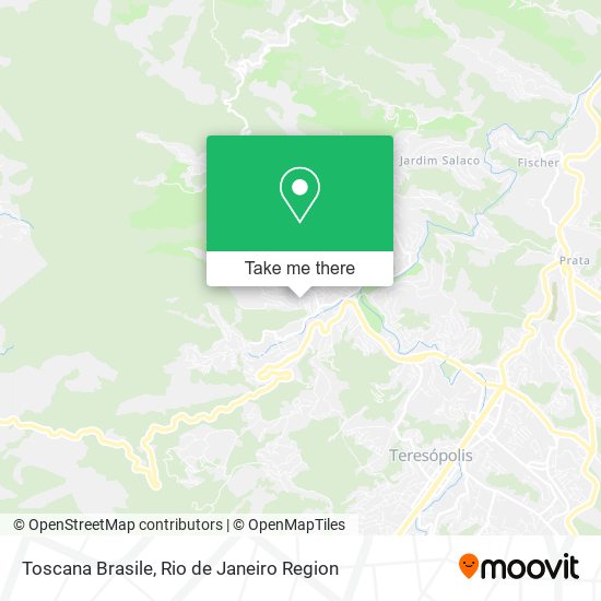 Mapa Toscana Brasile