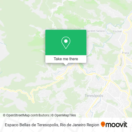 Espaco Bellas de Teresopolis map