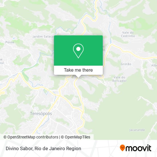 Divino Sabor map