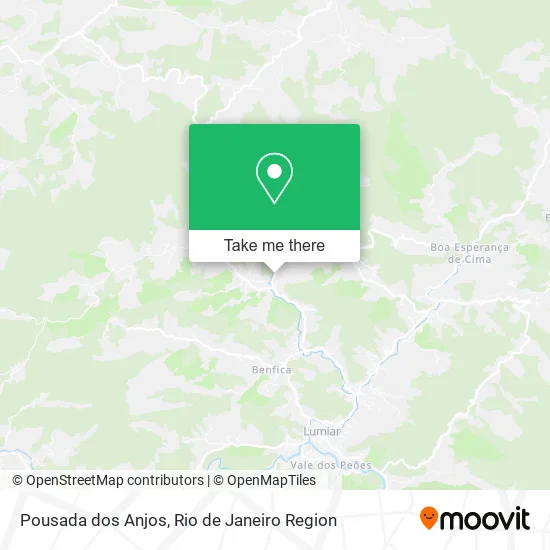 Pousada dos Anjos map