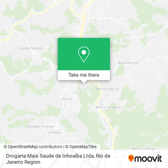Drogaria Mais Saude de Inhoaiba Ltda map