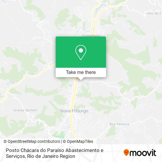 Posto Chácara do Paraíso Abastecimento e Serviços map