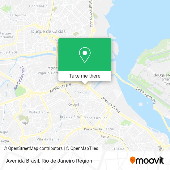 Avenida Brasil map