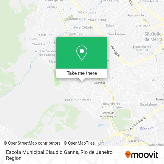 Escola Municipal Claudio Ganns map