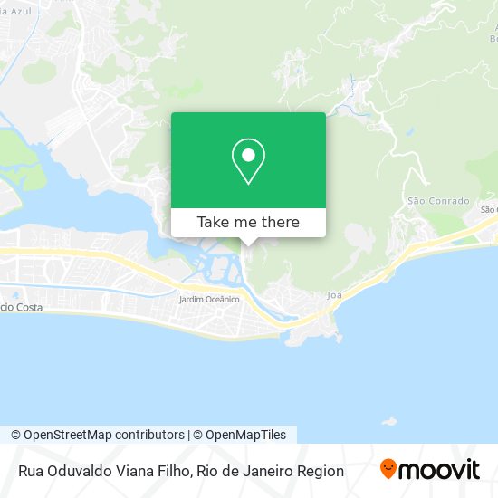 Mapa Rua Oduvaldo Viana Filho
