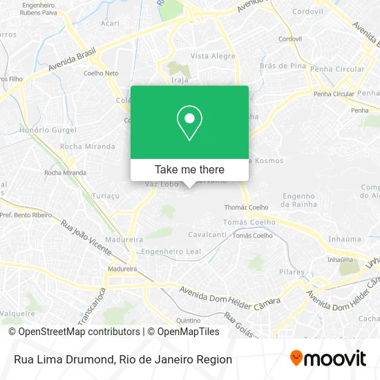 Rua Lima Drumond map
