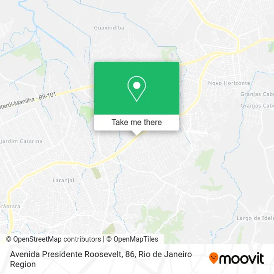 Avenida Presidente Roosevelt, 86 map