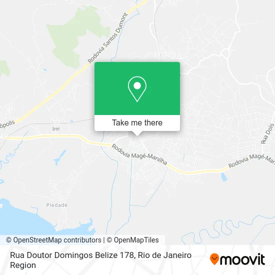 Rua Doutor Domingos Belize 178 map