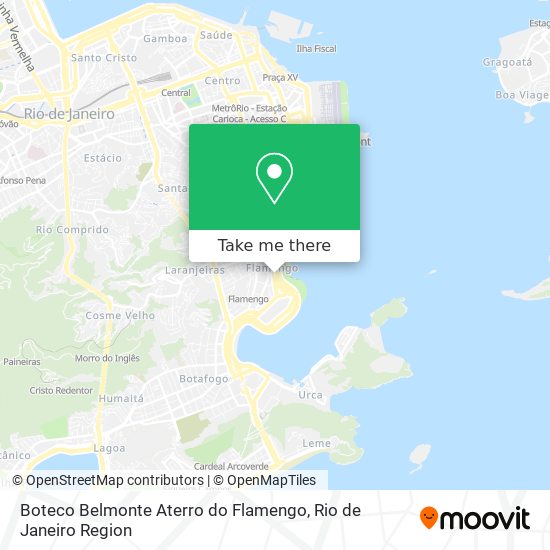 Boteco Belmonte Aterro do Flamengo map