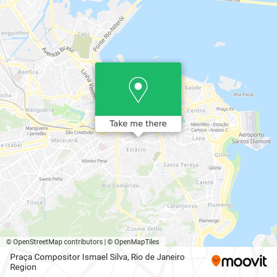 Mapa Praça Compositor Ismael Silva