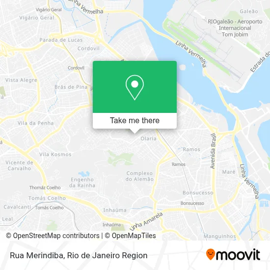Rua Merindiba map