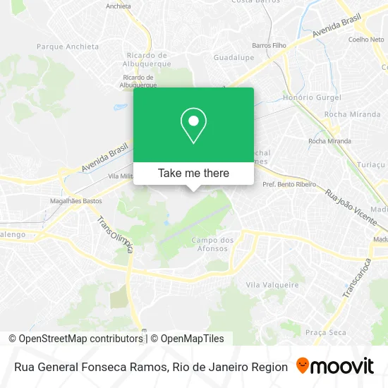 Rua General Fonseca Ramos map