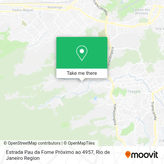 Estrada Pau da Fome Próximo ao 4957 map