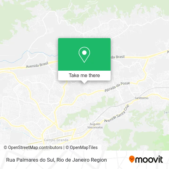 Rua Palmares do Sul map