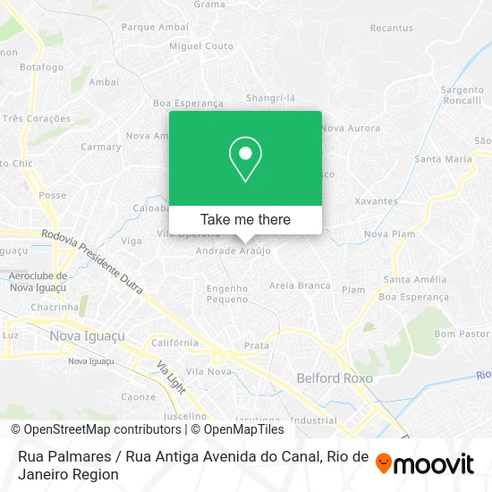 Rua Palmares / Rua Antiga Avenida do Canal map