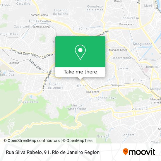 Mapa Rua Silva Rabelo, 91