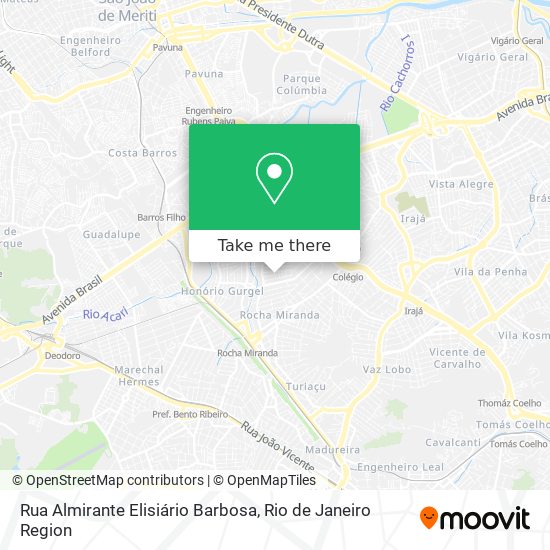 Rua Almirante Elisiário Barbosa map