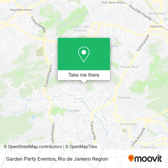 Garden Party Eventos map