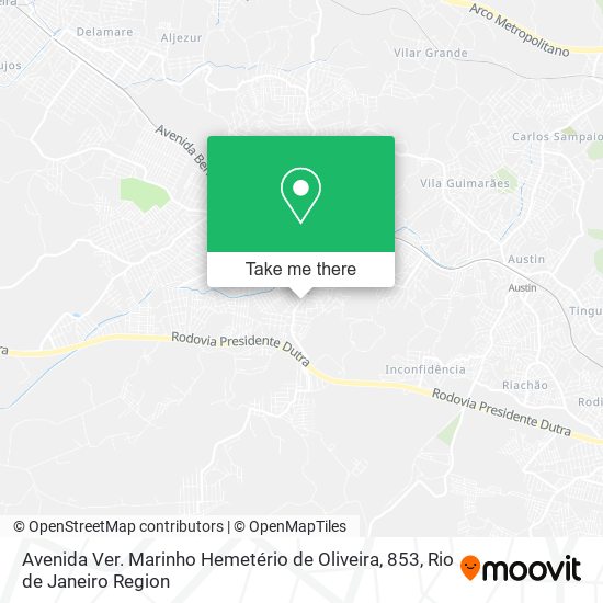 Avenida Ver. Marinho Hemetério de Oliveira, 853 map