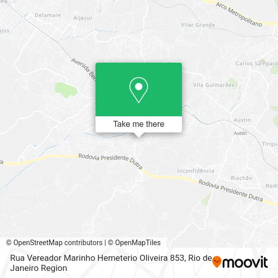 Rua Vereador Marinho Hemeterio Oliveira 853 map