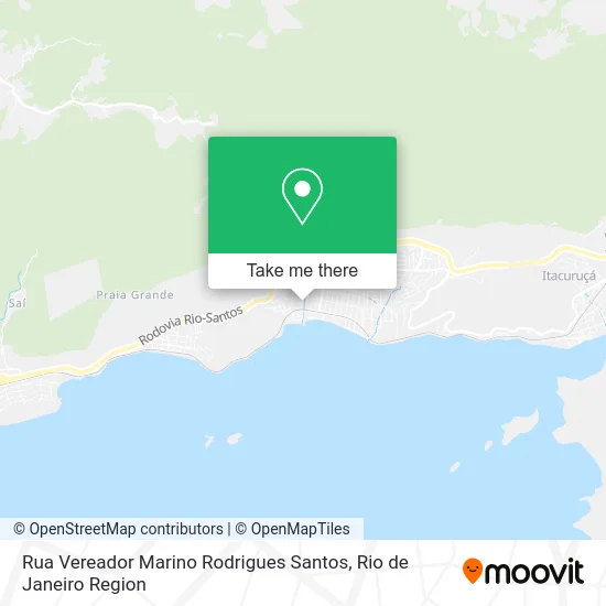 Rua Vereador Marino Rodrigues Santos map