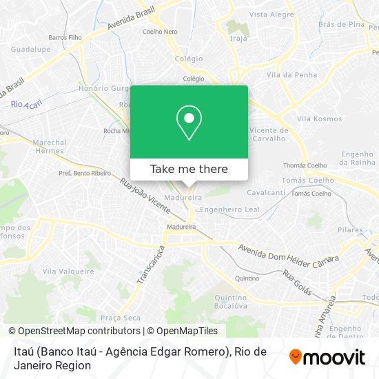 Itaú (Banco Itaú - Agência Edgar Romero) map