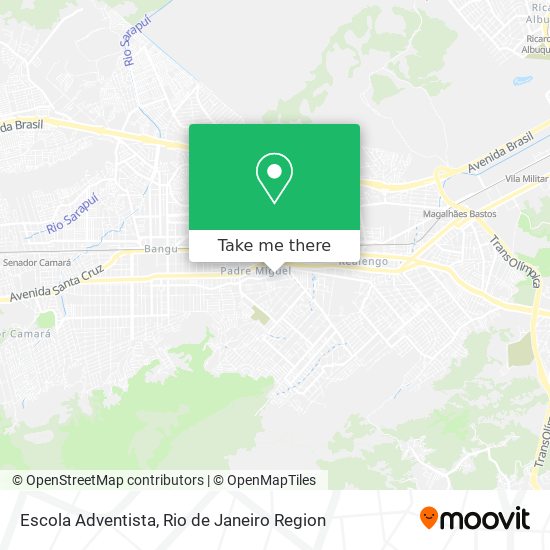 Mapa Escola Adventista